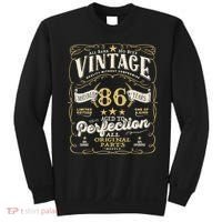 Birthday For Him 86th Birthday Aged To Perfection Sweatshirt thumb 0