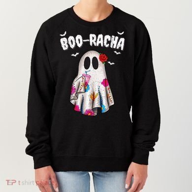 Booracha Funny Halloween Ghost Boo Jee Ghost For Halloween Women's Sweatshirt