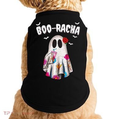 Booracha Funny Halloween Ghost Boo Jee Ghost For Halloween Doggie Tank