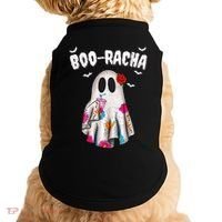 Booracha Funny Halloween Ghost Boo Jee Ghost For Halloween Doggie Tank thumb 0