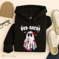 Booracha Funny Halloween Ghost Boo Jee Ghost For Halloween Hoodie thumb 4