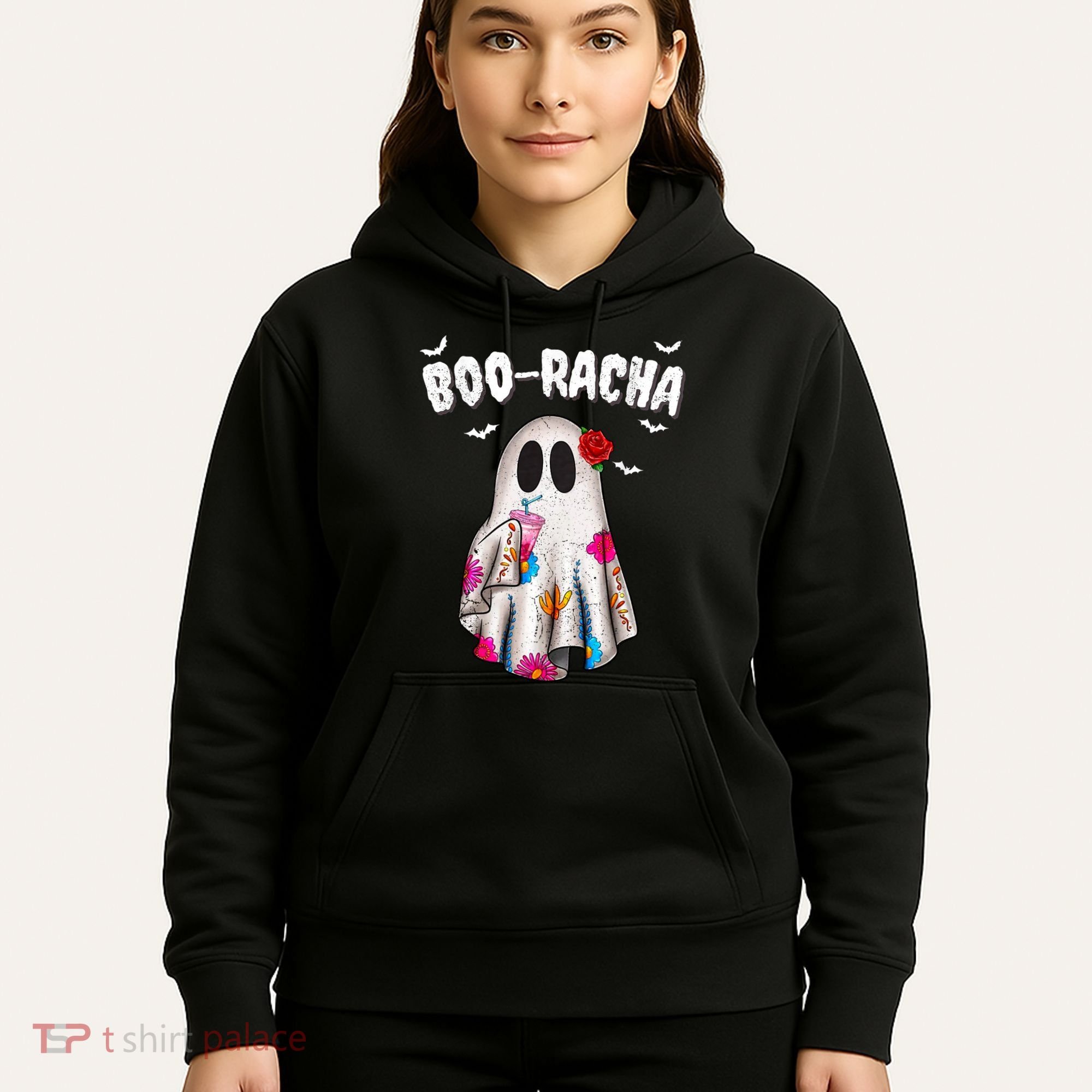 Booracha Funny Halloween Ghost Boo Jee Ghost For Halloween Hoodie