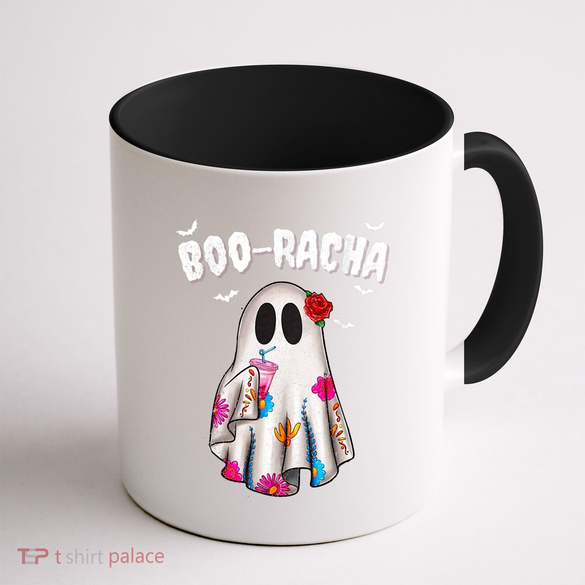 Booracha Funny Halloween Ghost Boo Jee Ghost For Halloween Coffee Mug