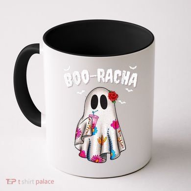 Booracha Funny Halloween Ghost Boo Jee Ghost For Halloween Coffee Mug