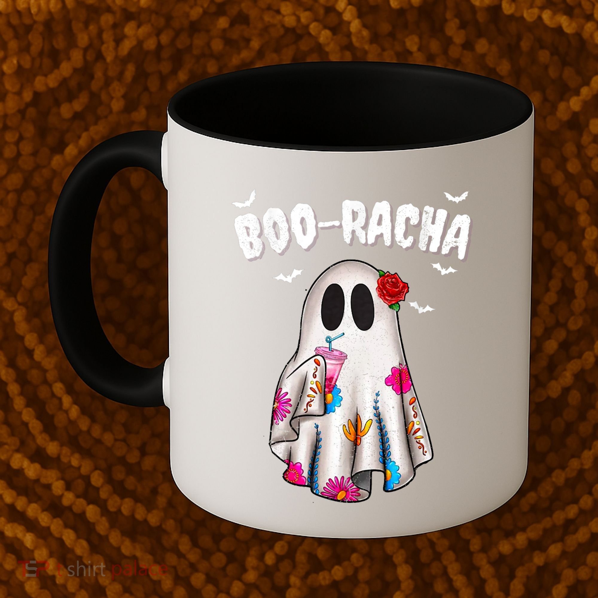 Booracha Funny Halloween Ghost Boo Jee Ghost For Halloween Coffee Mug