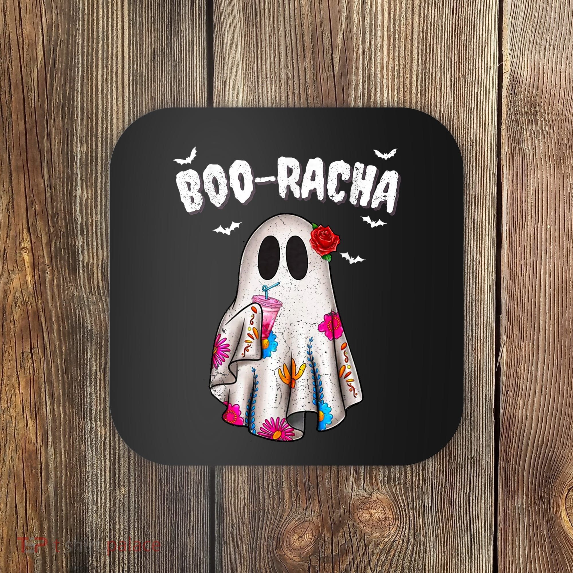 Booracha Funny Halloween Ghost Boo Jee Ghost For Halloween Coaster