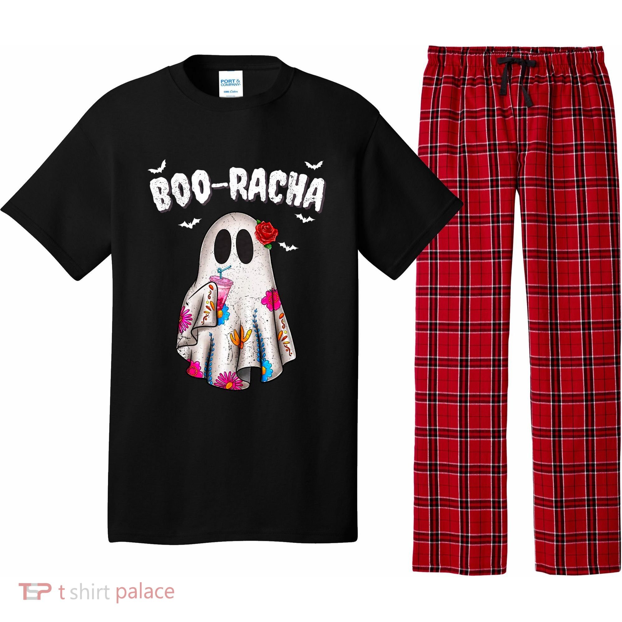 Booracha Funny Halloween Ghost Boo Jee Ghost For Halloween Pajama Set