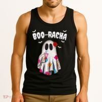Booracha Funny Halloween Ghost Boo Jee Ghost For Halloween Tank Top thumb 3
