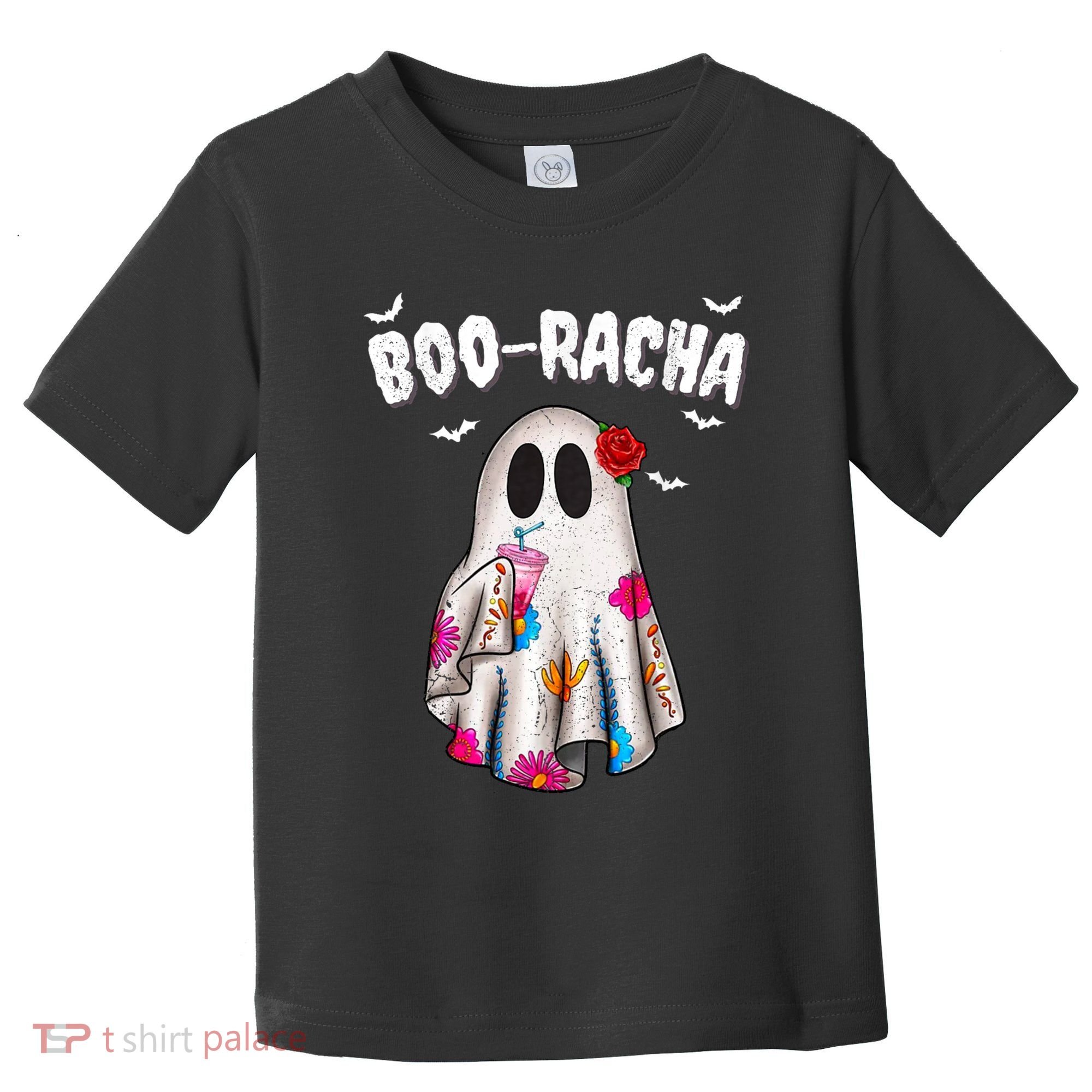 Booracha Funny Halloween Ghost Boo Jee Ghost For Halloween Toddler T-Shirt