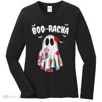 Booracha Funny Halloween Ghost Boo Jee Ghost For Halloween Women's Long Sleeve Shirt thumb 0