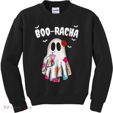 Booracha Funny Halloween Ghost Boo Jee Ghost For Halloween Kids Sweatshirt