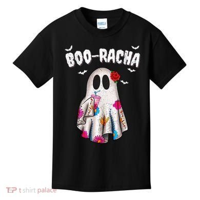 Booracha Funny Halloween Ghost Boo Jee Ghost For Halloween Kids T-Shirt