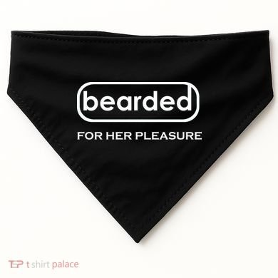 Bearded For Her Pleasure USA-Made Doggie Bandana