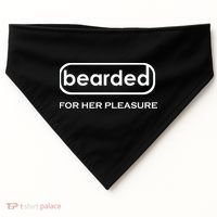 Bearded For Her Pleasure USA-Made Doggie Bandana thumb 0