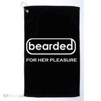 Bearded For Her Pleasure Golf Towel thumb 0