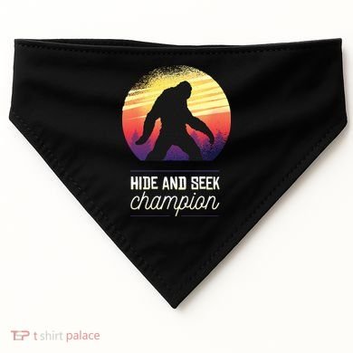 Big Foot Hide And Seek Champion USA-Made Doggie Bandana