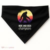 Big Foot Hide And Seek Champion USA-Made Doggie Bandana thumb 0
