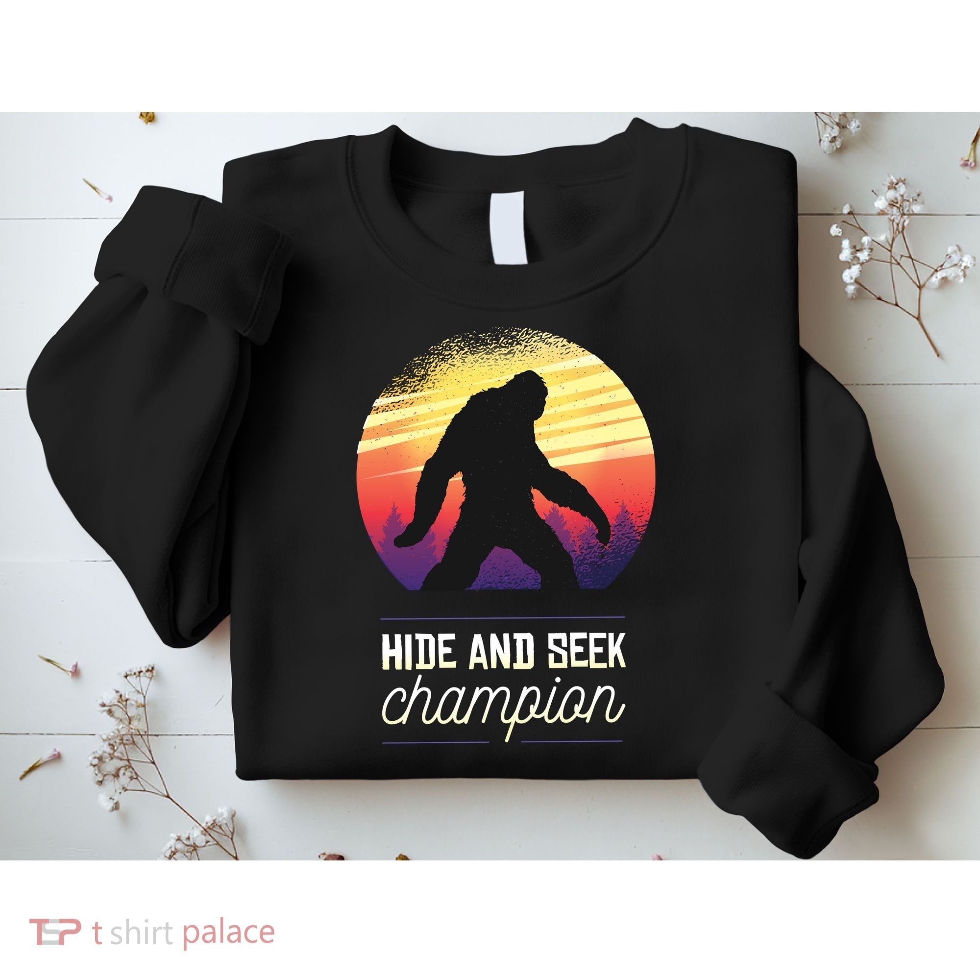 Big Foot Hide And Seek Champion Sweatshirt