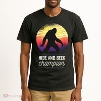 Big Foot Hide And Seek Champion Tall T-Shirt thumb 2