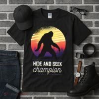 Big Foot Hide And Seek Champion Tall T-Shirt thumb 3