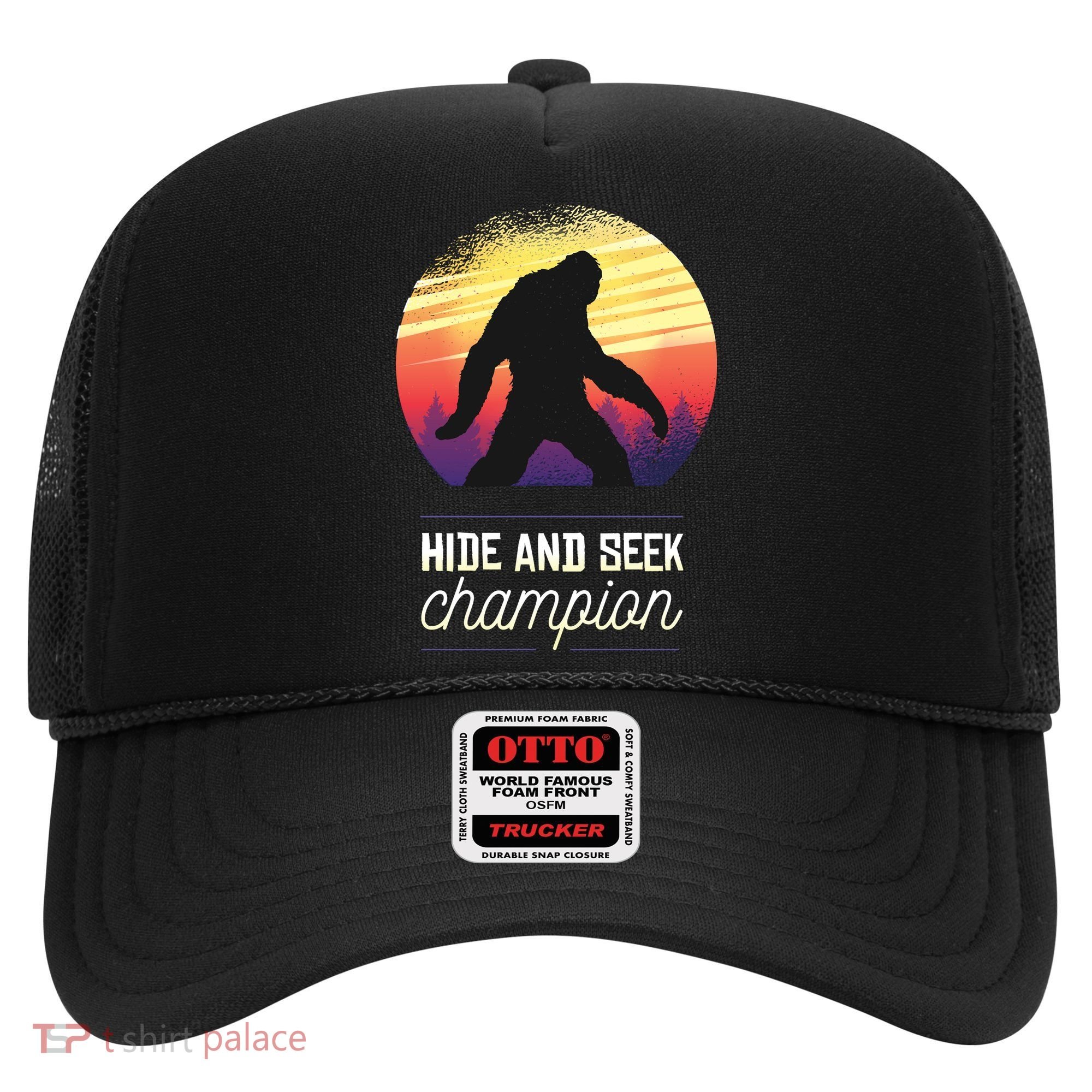 Big Foot Hide And Seek Champion Hat