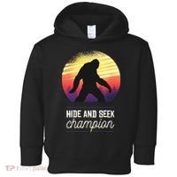 Big Foot Hide And Seek Champion Toddler Hoodie thumb 0