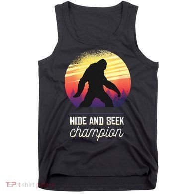 Big Foot Hide And Seek Champion Tank Top