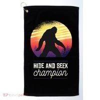 Big Foot Hide And Seek Champion Golf Towel thumb 0