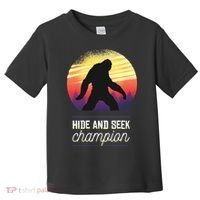 Big Foot Hide And Seek Champion Toddler T-Shirt thumb 0