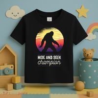 Big Foot Hide And Seek Champion Toddler T-Shirt thumb 3