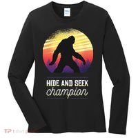 Big Foot Hide And Seek Champion Women's Long Sleeve Shirt thumb 0
