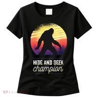 Big Foot Hide And Seek Champion Women's T-Shirt thumb 0