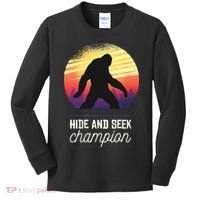 Big Foot Hide And Seek Champion Kids Long Sleeve Shirt thumb 0
