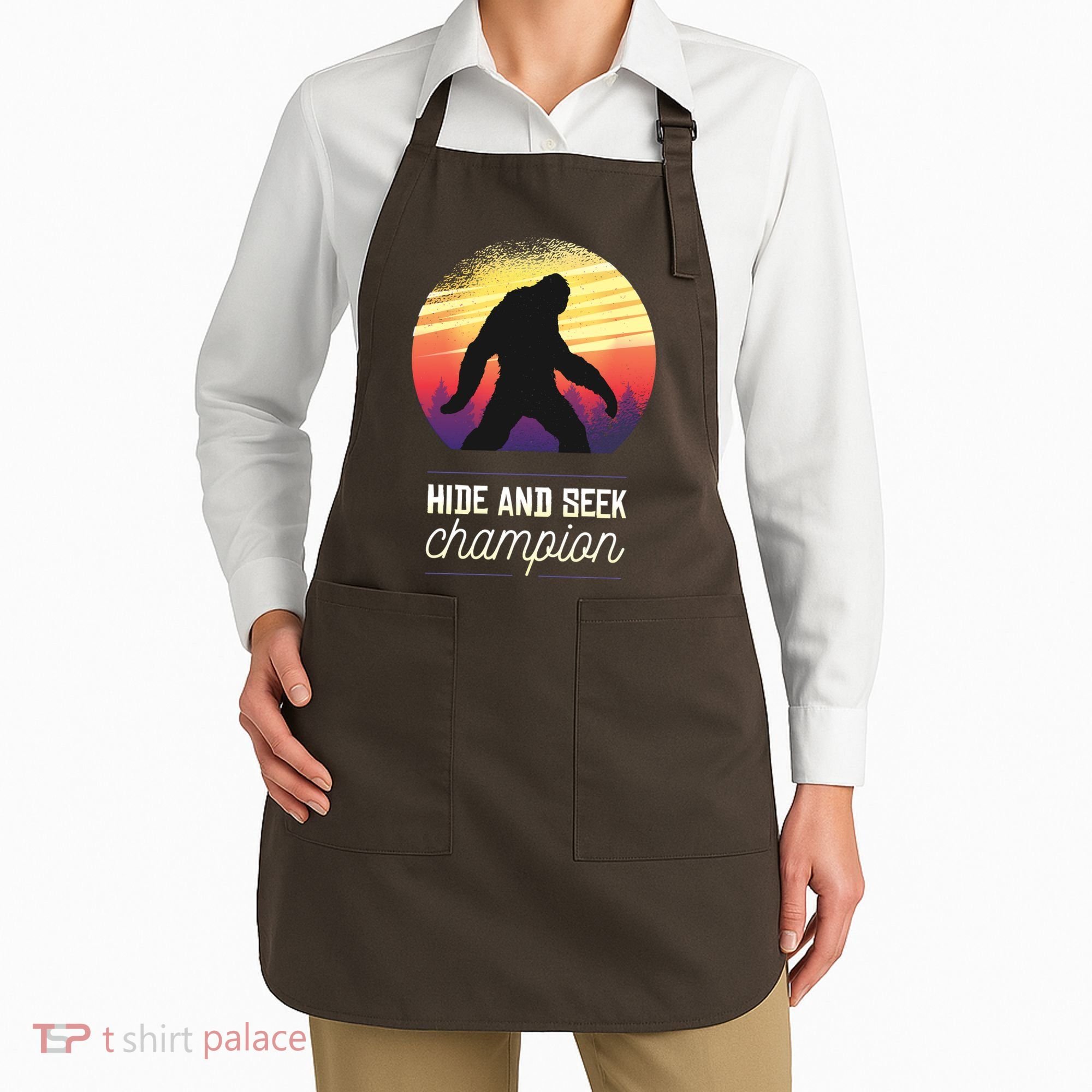 Big Foot Hide And Seek Champion Apron