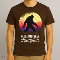 Big Foot Hide And Seek Champion T-Shirt thumb 3