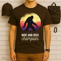 Big Foot Hide And Seek Champion T-Shirt thumb 6
