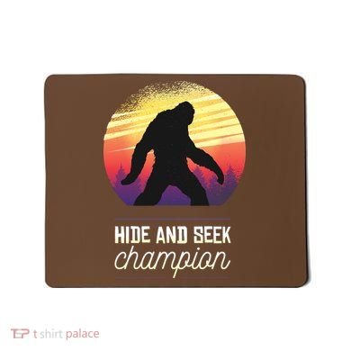 Big Foot Hide And Seek Champion Mousepad