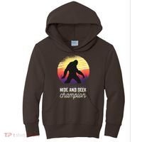 Big Foot Hide And Seek Champion Kids Hoodie thumb 0