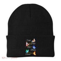 Butterfly Faith Hope Love Believe Dream Beanie thumb 0