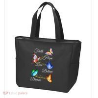 Butterfly Faith Hope Love Believe Dream Tote Bag thumb 3