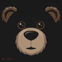 Bear Face Halloween Costume Brown Bear Animal Doggie Tank thumb 4