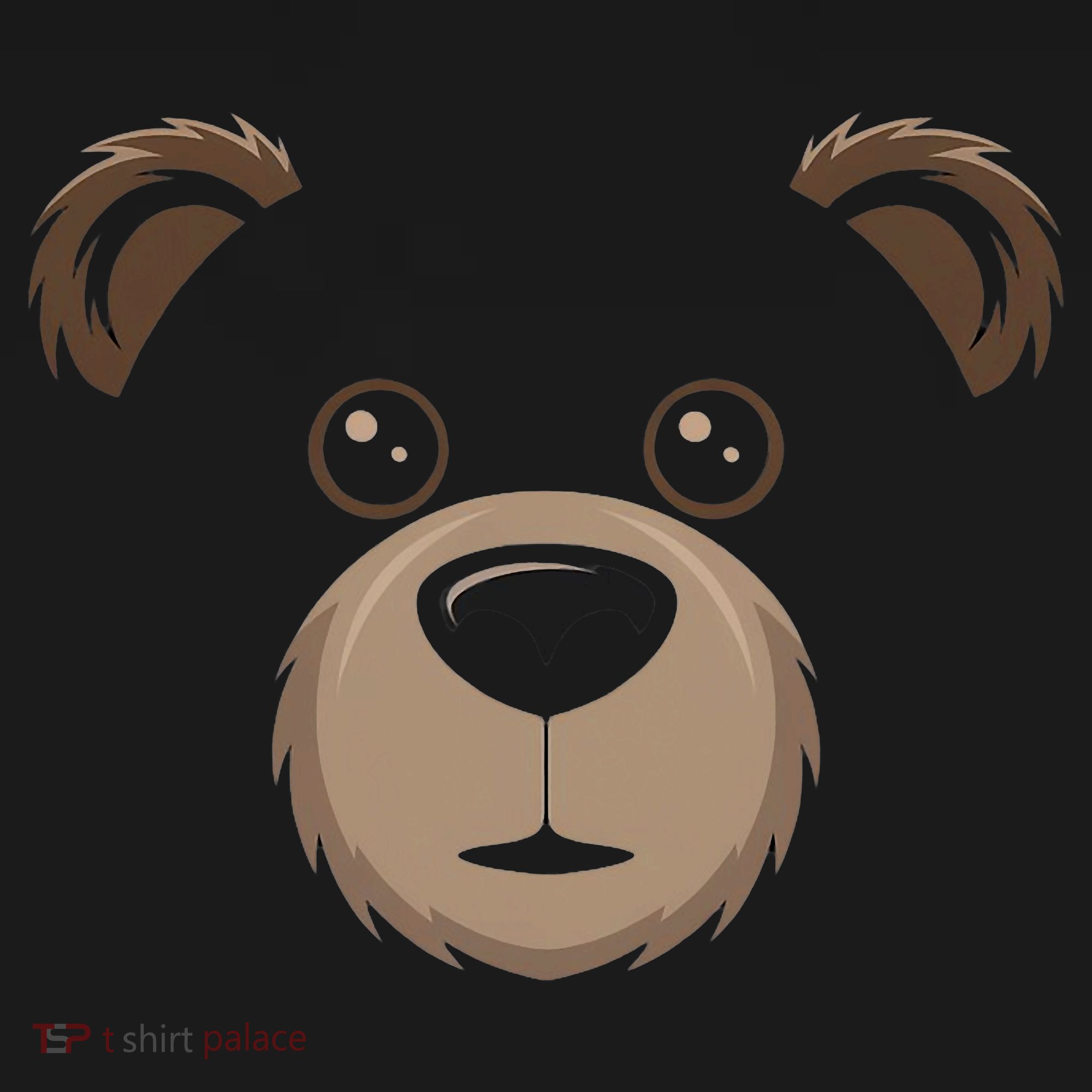 Bear Face Halloween Costume Brown Bear Animal Doggie Tank