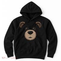 Bear Face Halloween Costume Brown Bear Animal Hoodie thumb 0