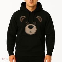 Bear Face Halloween Costume Brown Bear Animal Hoodie thumb 2