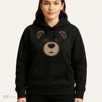 Bear Face Halloween Costume Brown Bear Animal Hoodie thumb 5