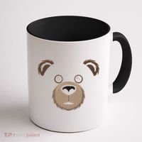 Bear Face Halloween Costume Brown Bear Animal Coffee Mug thumb 1