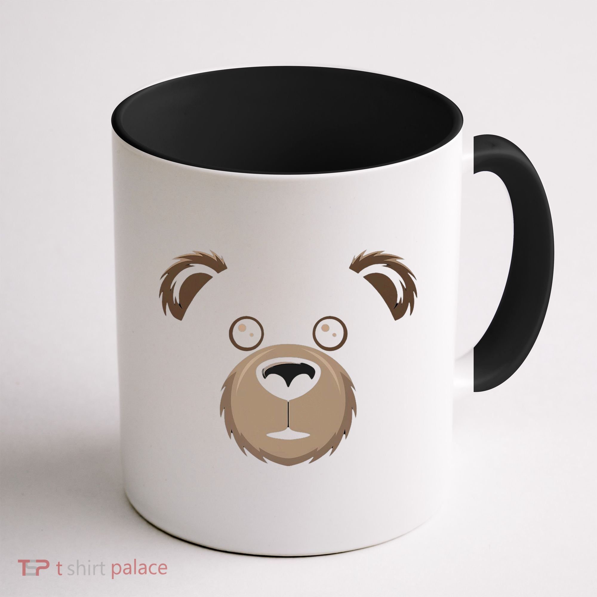 Bear Face Halloween Costume Brown Bear Animal Coffee Mug