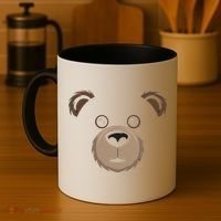 Bear Face Halloween Costume Brown Bear Animal Coffee Mug thumb 4