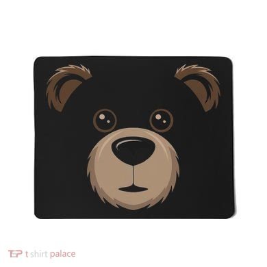 Bear Face Halloween Costume Brown Bear Animal Mousepad
