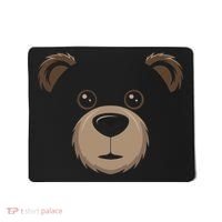 Bear Face Halloween Costume Brown Bear Animal Mousepad thumb 0